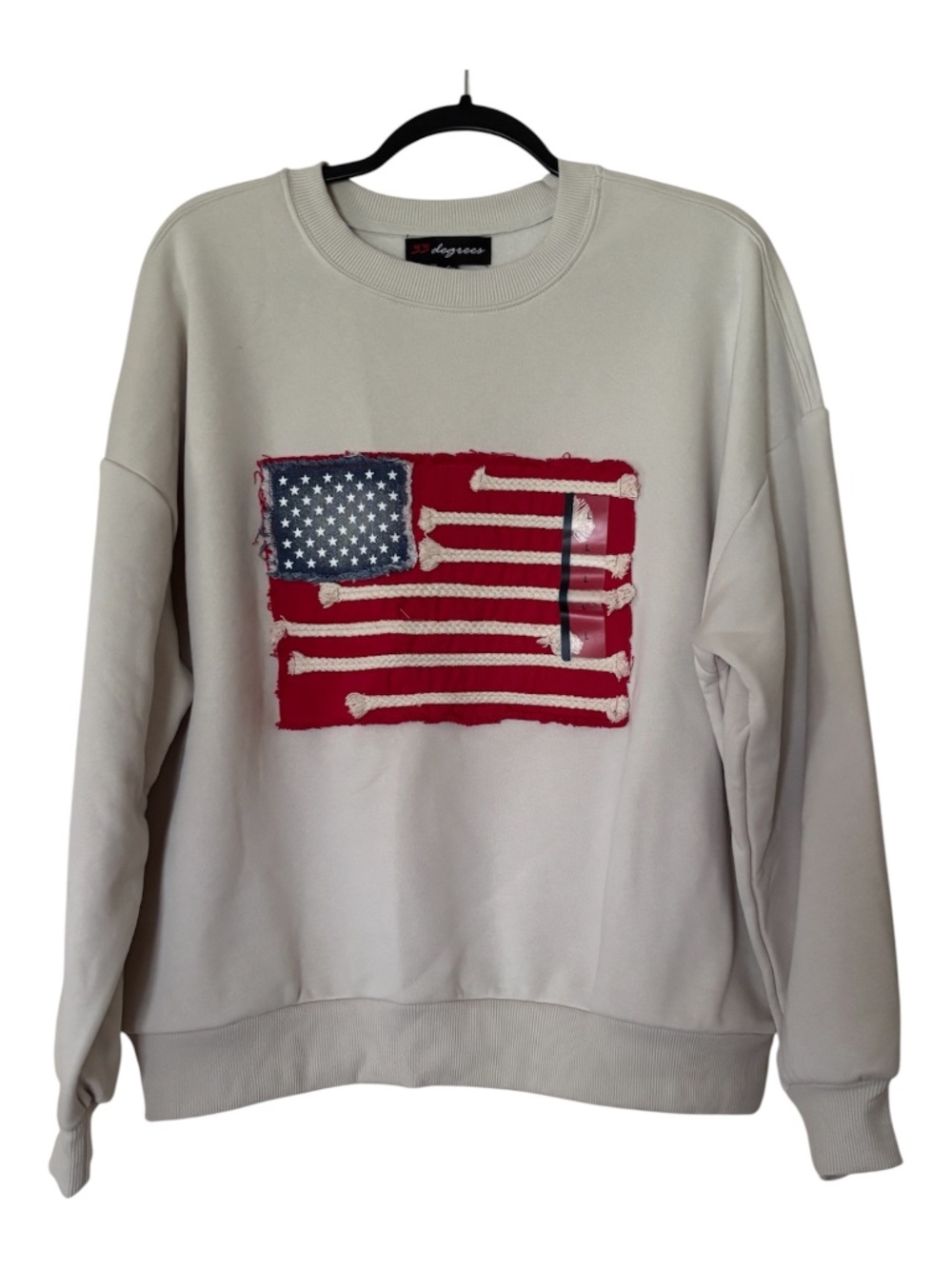 American Flag Sweatshirt NWT